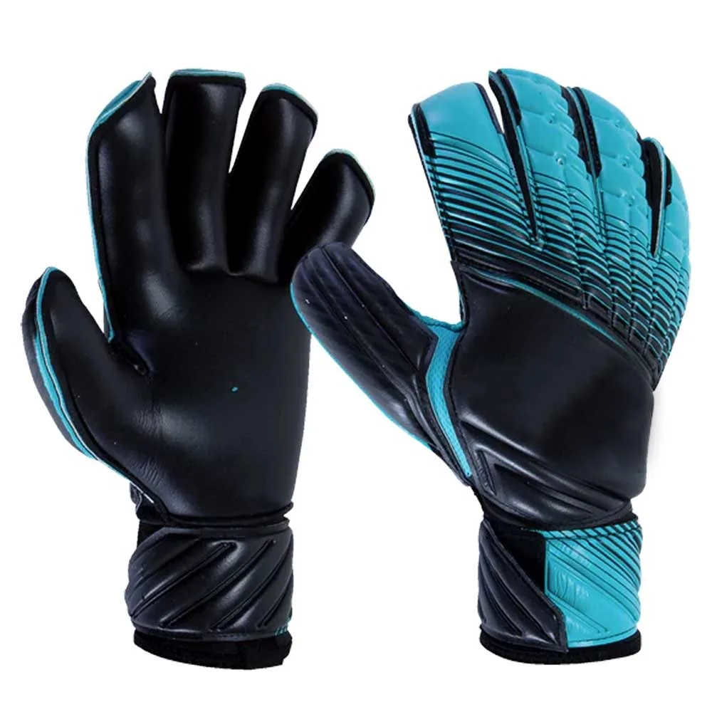 High Quality Red Black German Latex Foam Hybrid Cut Soccer Football Goalkeeper Gloves For Match