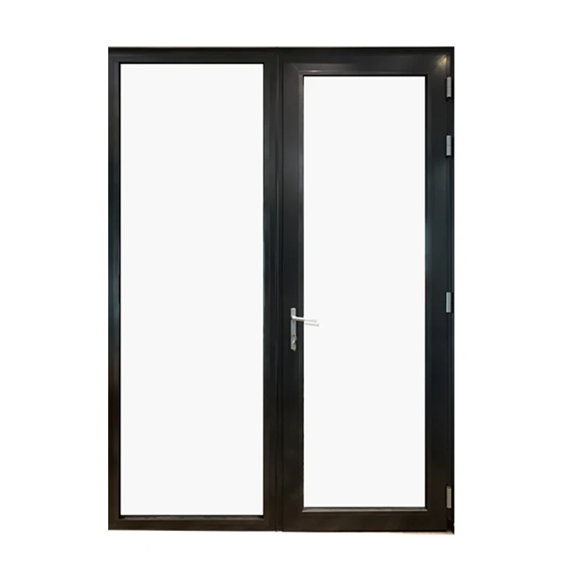 Double Glazed Aluminium Hinged Casement Door with Tempered Glass High Quality Customizable 65 series Swing Door