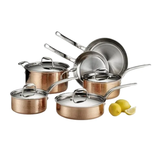 2023 Best Seller Home Kitchen Cookware Soup Milk Steak Frying Pots Copper Cooking Pot and Pan Cookware Sets Non Stick