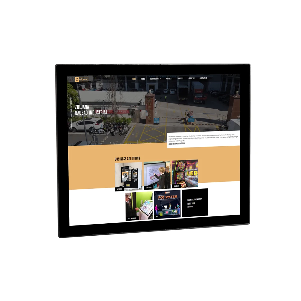 17-Inch Linux Embedded Waterproof All in one Industrial Touch Panel PC ip65