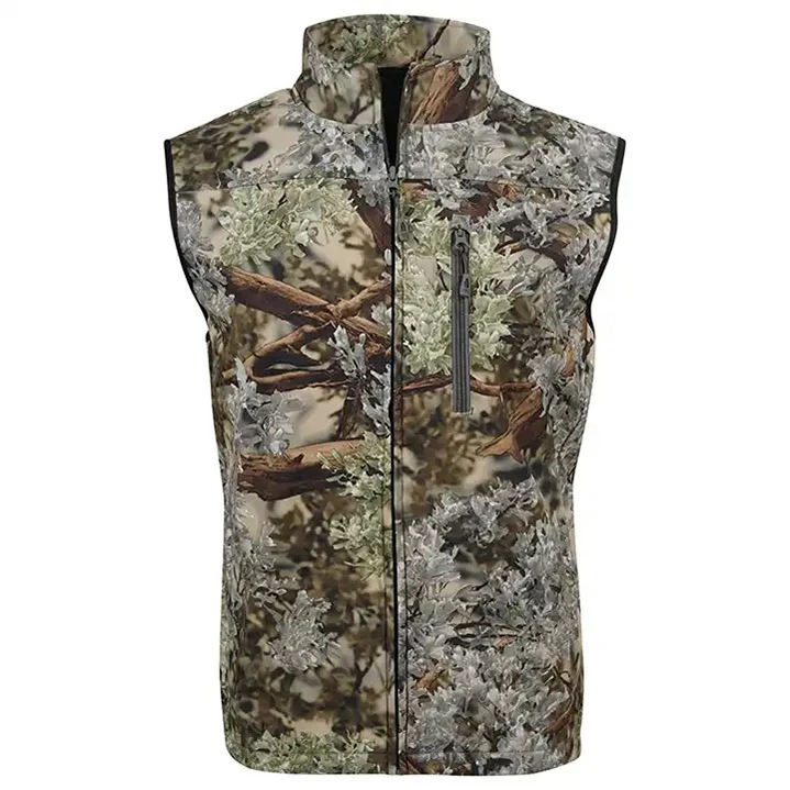 High Quality Breathable Tactical Vest Light Weight Breathable Adjustable Outdoor Shooting Tactical Orange Hunting Vest for Adult