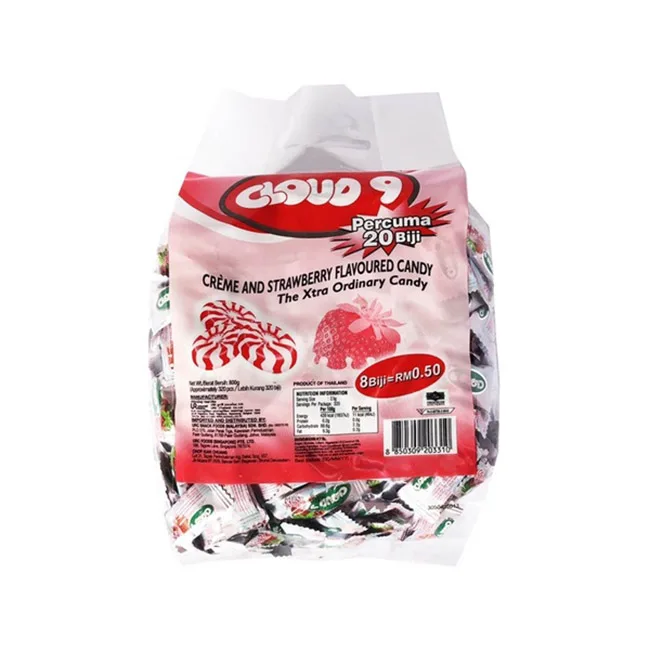 Top Sales Premium Quality Malaysia Wholesale Multi Colored Chocolate Sweet Tablet Candy Different Flavour Bag Packaging