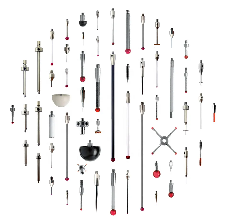 17mm length-1mm ruby ball-M4-cnc and cmm probe stylus