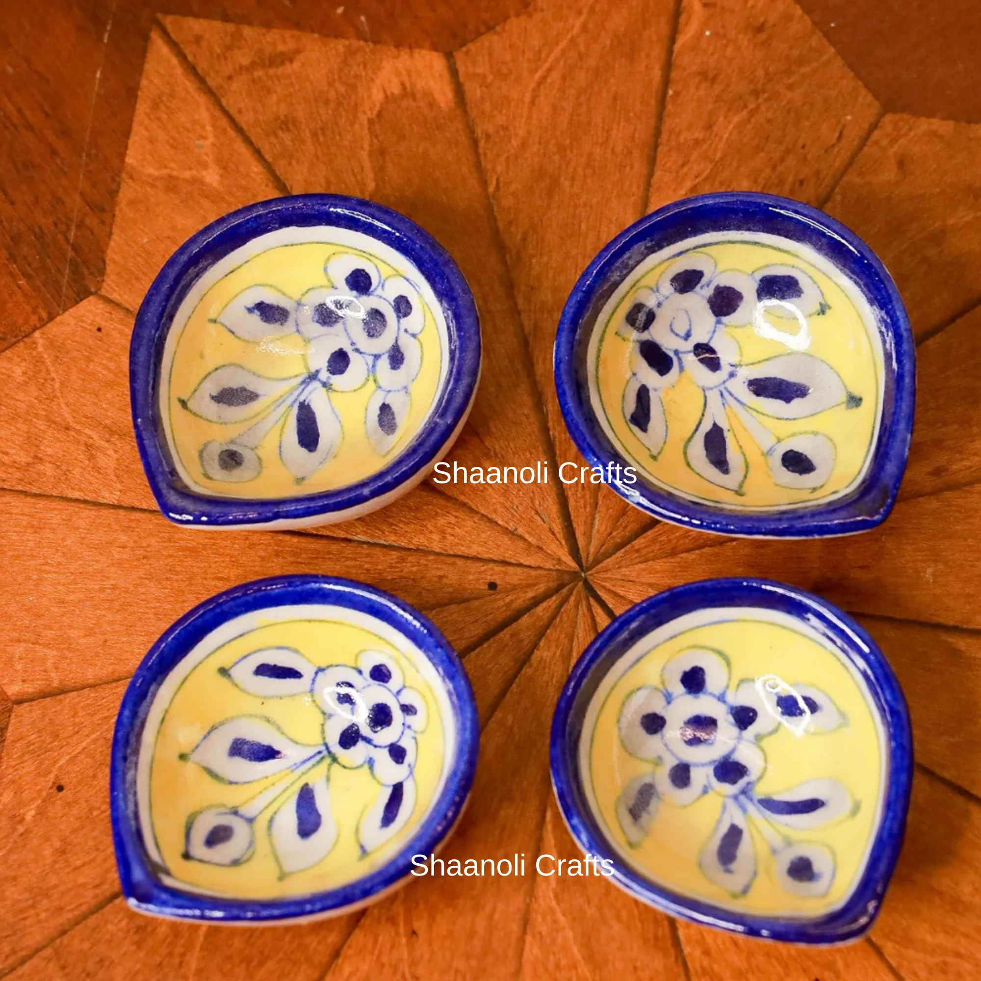 Indian High Quality Handmade Hand Painted Pottery Diya Or Oil Lamp Diya For Festival Diwali Decoration Oil Lamps