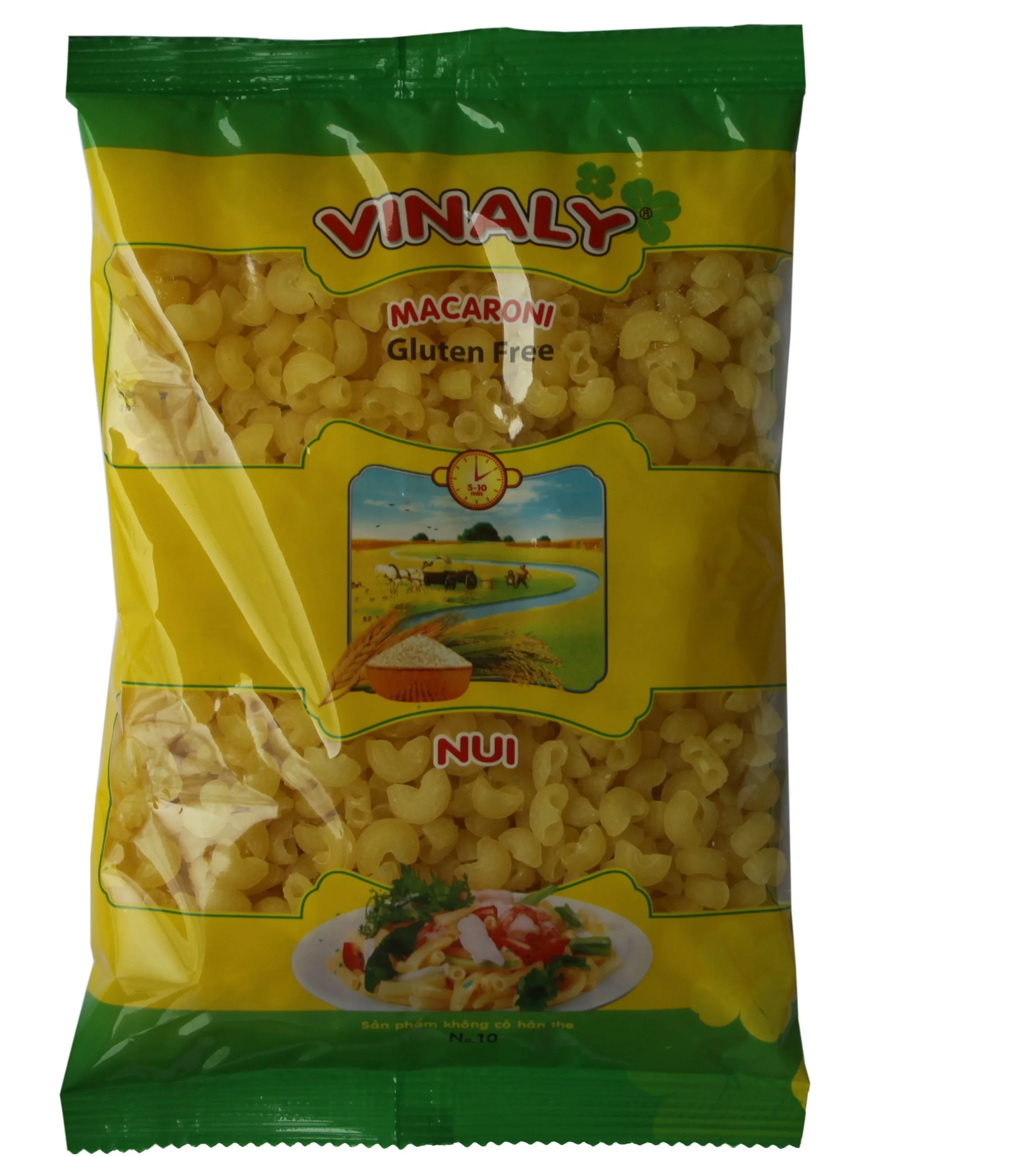 Желтая рисовая паста-локоть хит продаж 200 г пакет высококачественный продукт свежие ингредиенты