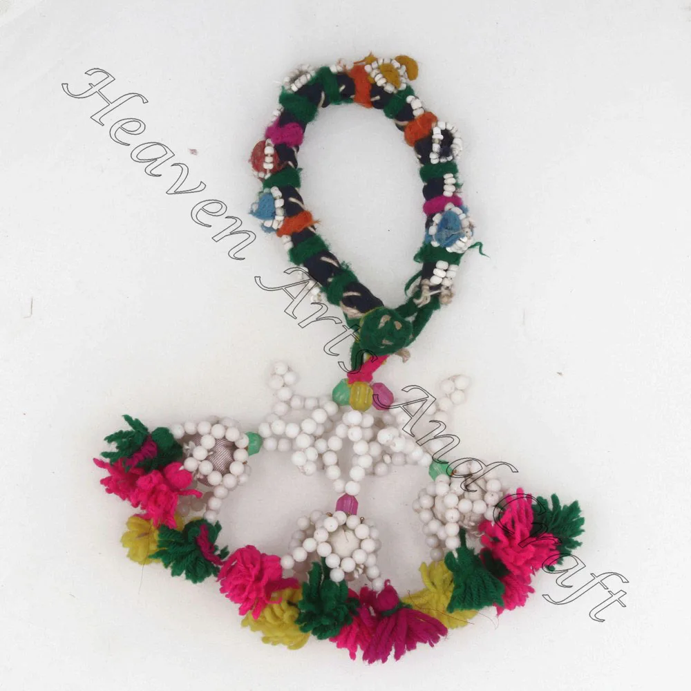 Gypsy Banjara Tribal Fusion Belly Dance old Armlet Anklet Bohemian beaded bracelet Banjara charm bracelets Vintage beaded Bangle