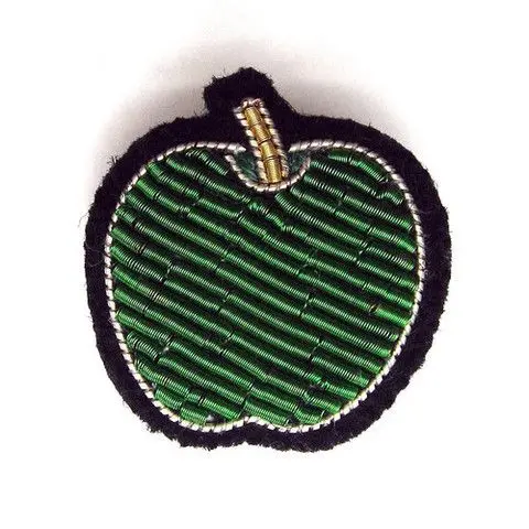 new fashion hand embroidery bullion wire brooch HAND  fashion brooch custom made jacket patches ladies brooch #000967