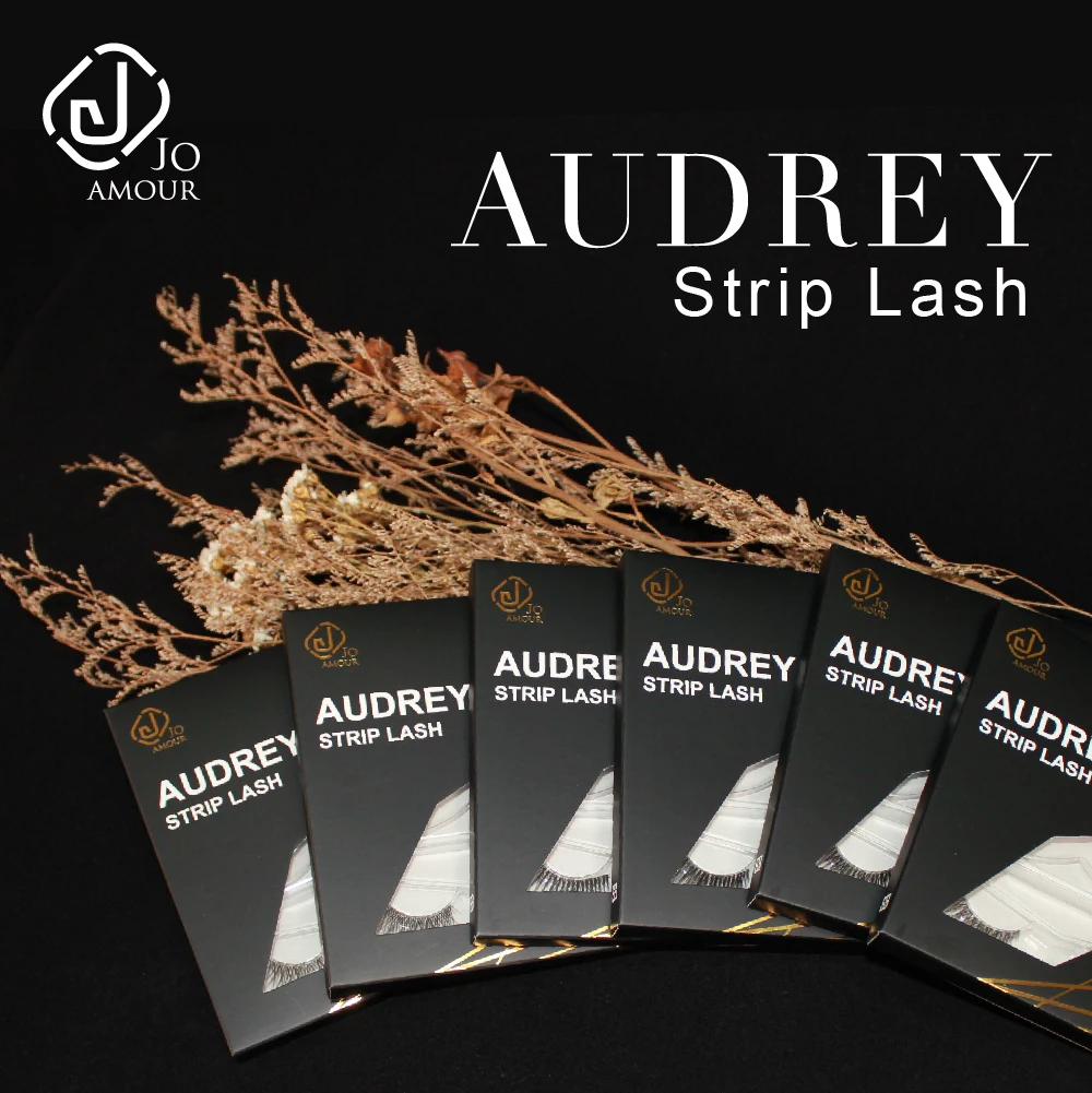 Customized Strip 3D 5D Mink Lashes Private Label Lashes Strip False Lash 005