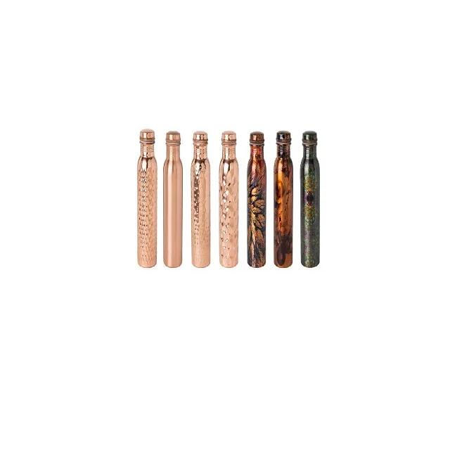 Copper Shiny Polished With Lacquer Bottle Copper Metal Luxury Standard Fancy Bottle For Home Tableware Accessories At Low Price