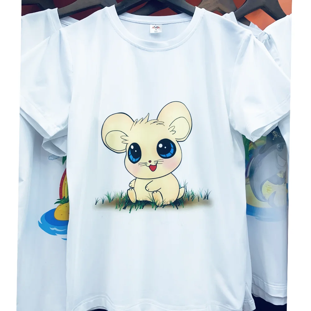 Wholesale T shirts high quality for men and women - short sleeve with customized logo - free sample - From FMF Sao Mai Vietnam V