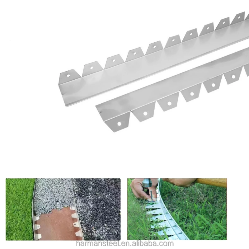 Good Quality  In Stock L shape lawn edging  garden edging with bricks mysticalls by mayer chess garden dragon edge