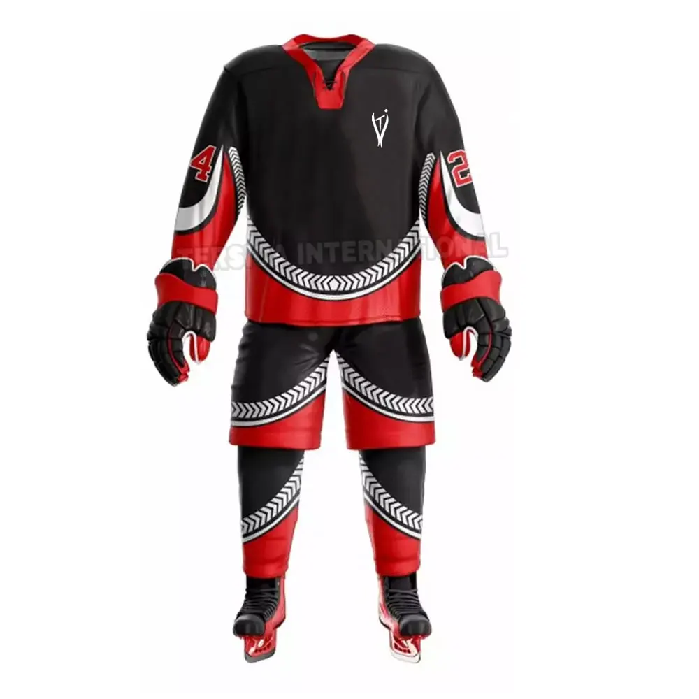 Quick Dry Custom Reversible Ice Hockey Uniform Adults Sportswear Ice Hockey Uniform Best Quality Ice Hockey Uniform