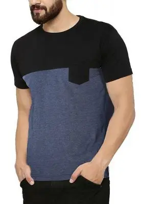 Men Women Soft Two Tone 100% Cotton Ringer Tee T Shirt Two Tone Color Men High Quality Made T-shirts Casual Wear Men T-Shirt