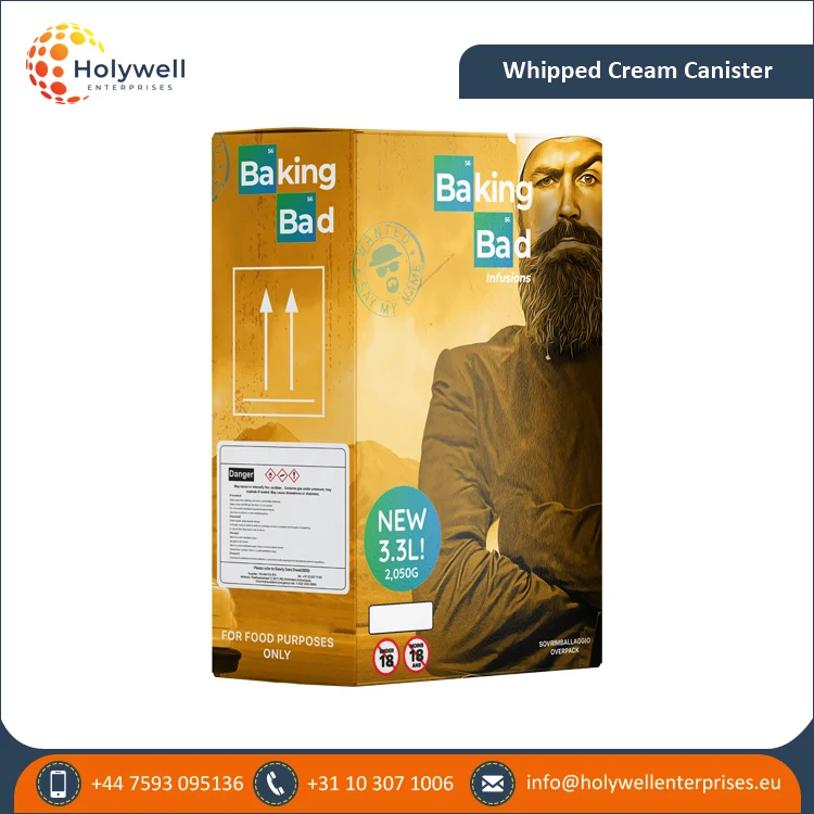 Professional Trader of Dessert Making Tool Baking Bad 3.3L/2000g/2050g Whipped Cream Charger Best Quality Whipped Cream Chargers