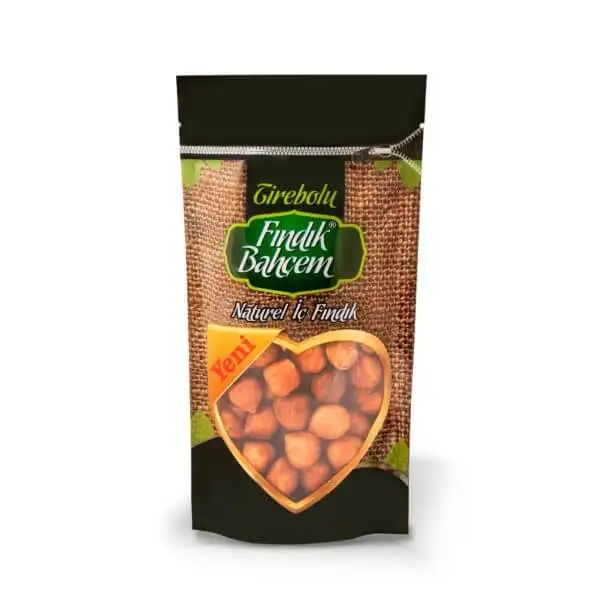 New Harvest 13-15 MM Chubby Organic & Natural Unshelled Raw 750gr. Hazelnut All Sizes are Available.