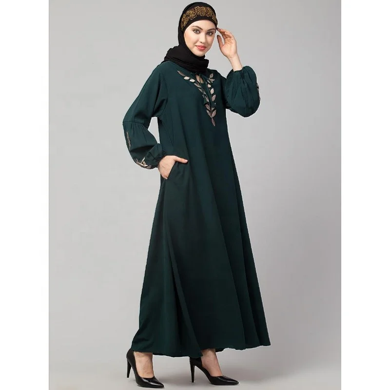 2022 Modern Fashion Set Matching Chiffon Kimono Dubai Turkey Kaftan Open Abaya Muslim Dresses