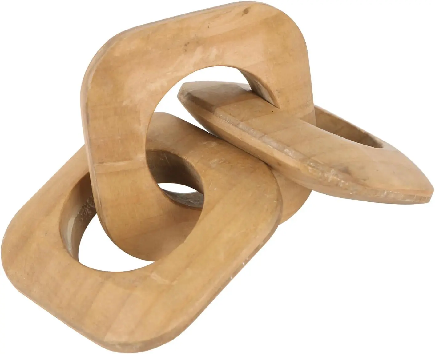 Wood Knot Decor Coffee Table Hand Carved Modern Rustic Boho Bookshelf for Desk Organizer and Pen Use Home Decoration