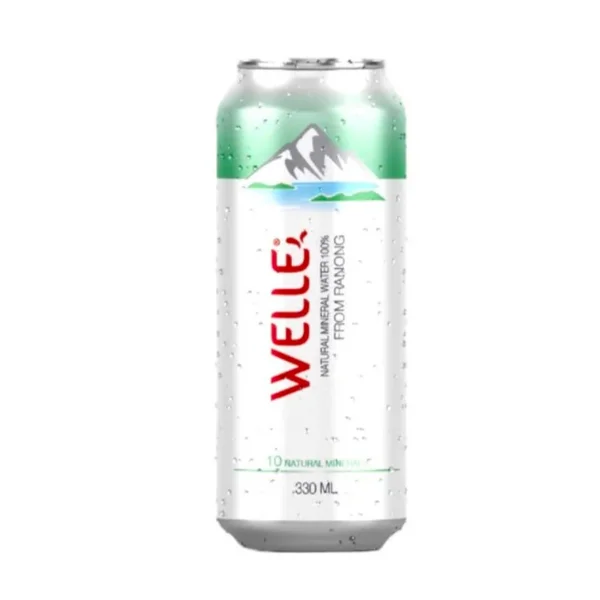 Wholesale mineral water in can from factory Welle Mineral in can mineral water from natural spring