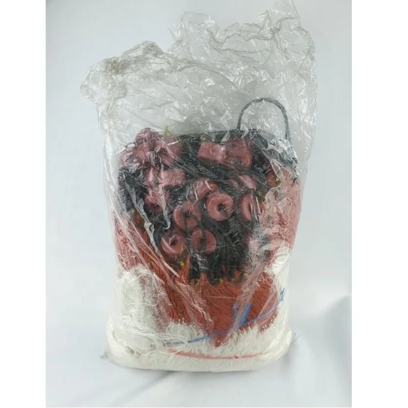 Многослойная нейлоновая рыболовная сеть CapDua Ikan трехслойная 0 18 мм/0 20 мм * 42 60 100 ярдов