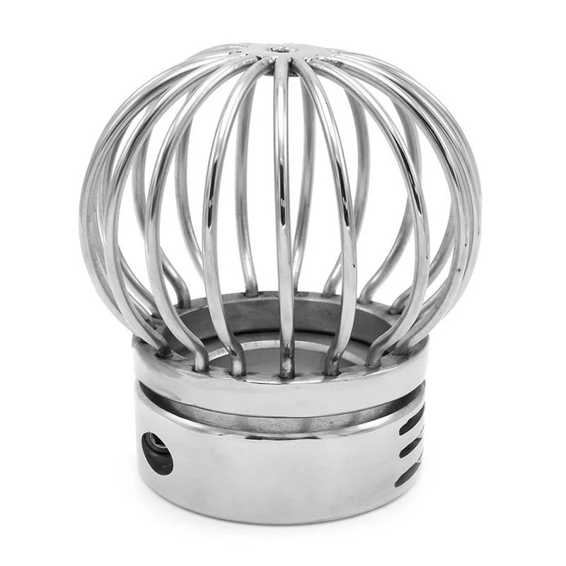 Steel chastity Birdcage Ball Stretcher