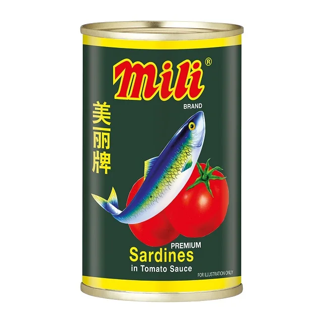 Canned Seafood Canned Sardine in Vegetable Oil Tin Fish 125g
