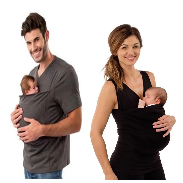 Fashion Clothes Custom Multi-Function 100% Safe Fabric Comfortable Parent Maternity T Shirts
