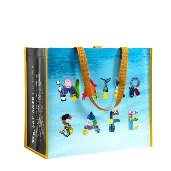 Summer Hyper Promotion Ideal Gift bags with Logo Custom Printed PP Woven Customized Style Time Western Gifts Vietnamese Origin