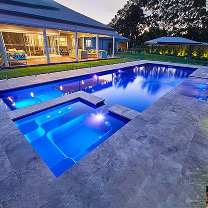 Long-Lasting Spacious Outdoor Fiberglass Swimming Pool Big and Hard Plastic for Family Use