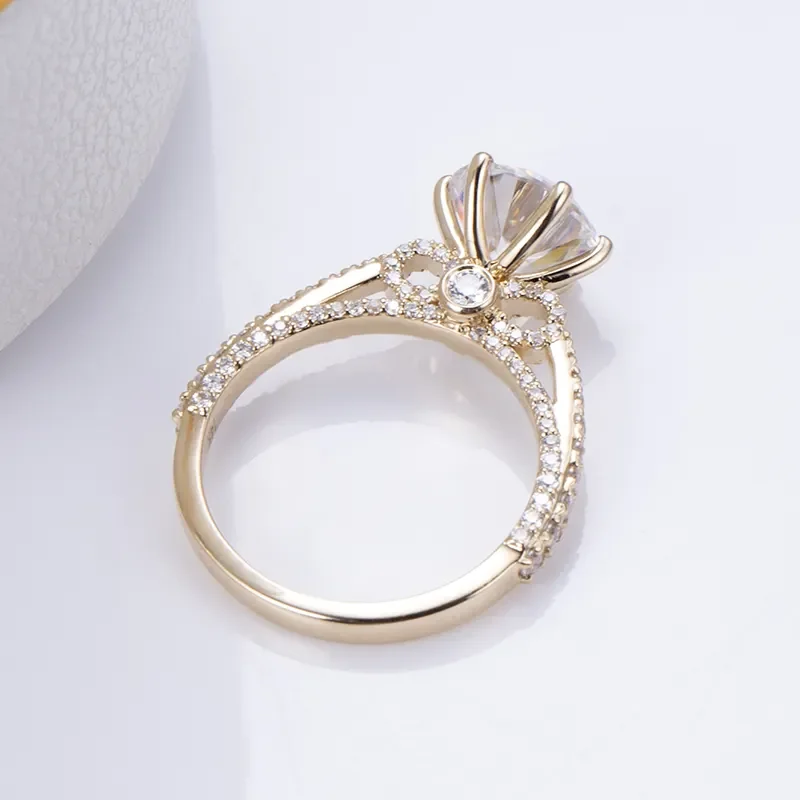 Direct Factory Supply 1.28 Ct Baguette And Round Colorless Moissanite Wedding Band For Export Sale From India