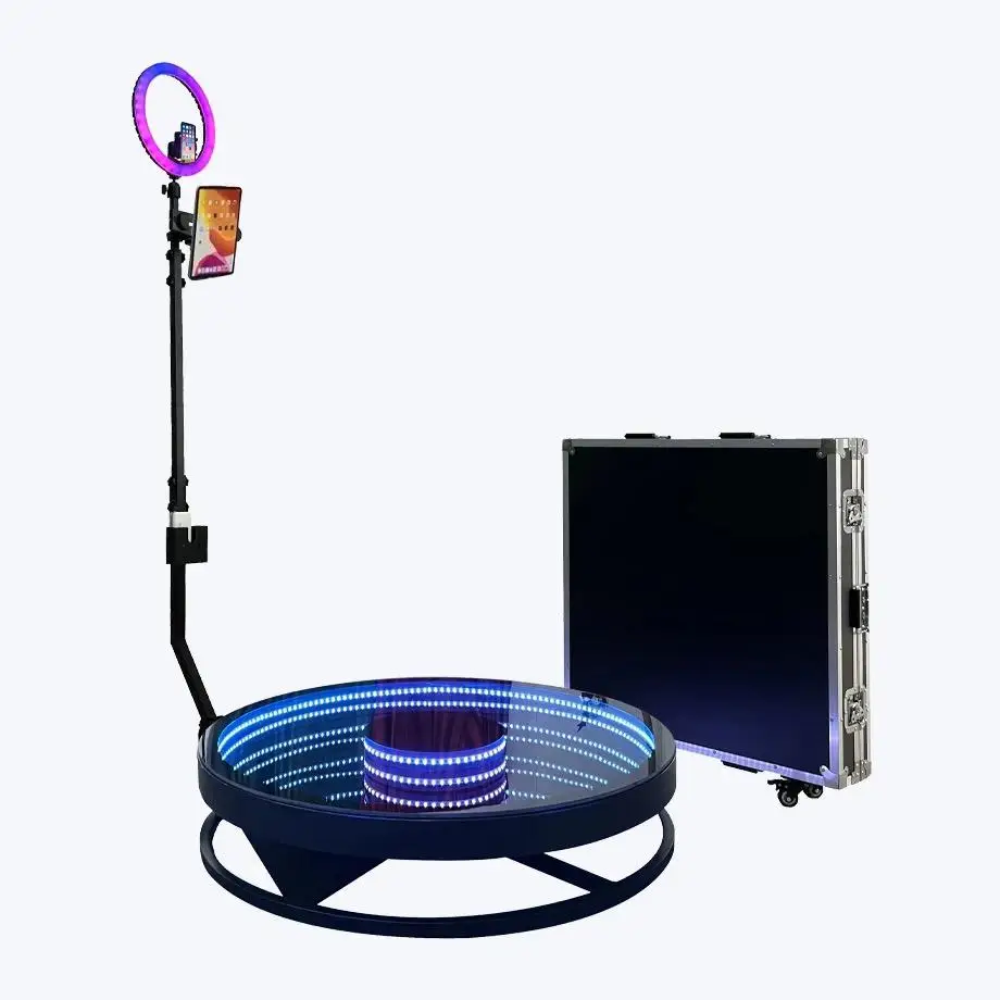 Hot Sale Automatic Spinning 360 Photobooth  Automatic 360 Degree Video Booth Rotating 80Cm 100Cm 115Cm Prix