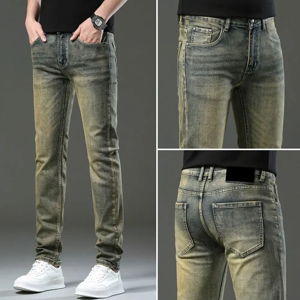 New Style Fashionable Design Denim Jeans Pakistan Manufacturer Fashion Slim Fit Custom Jeans Pants Men Denim Jeans