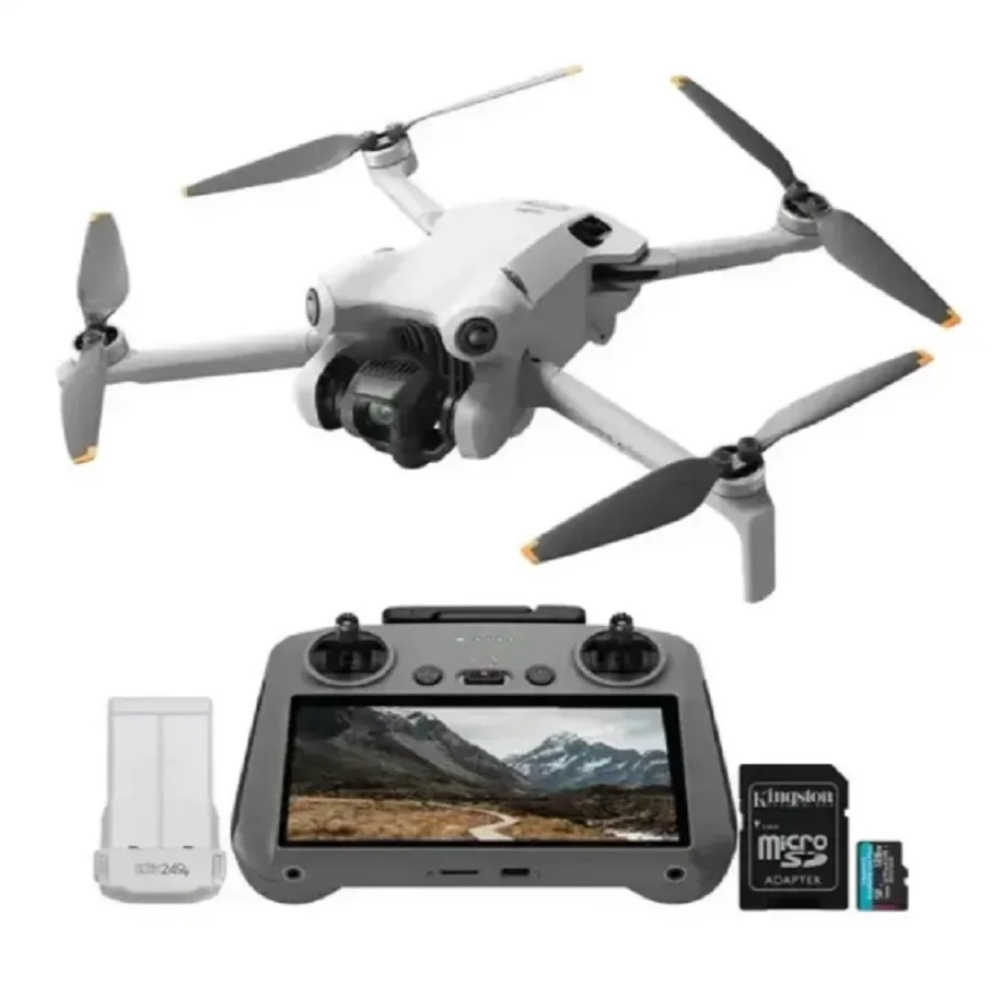 D J. I Mini 4 Pro складной с 2 пультом (экран) летать больше Combo-4K HDR-видеокамера
