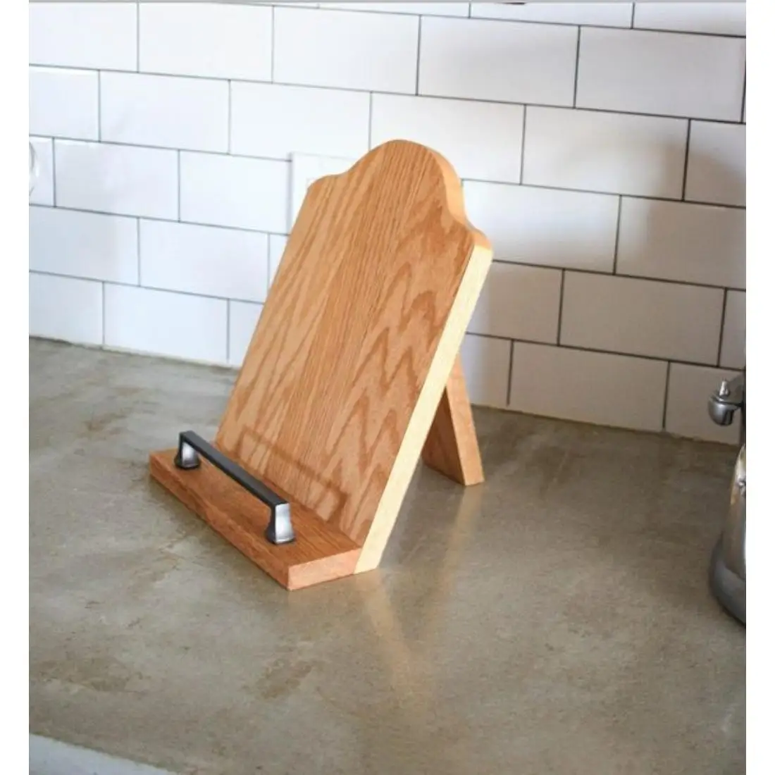 New Arrival Wooden Book Holder At Competitive Price Unique Selling Decorative Natural Cookbook Stand With Free Standing Base