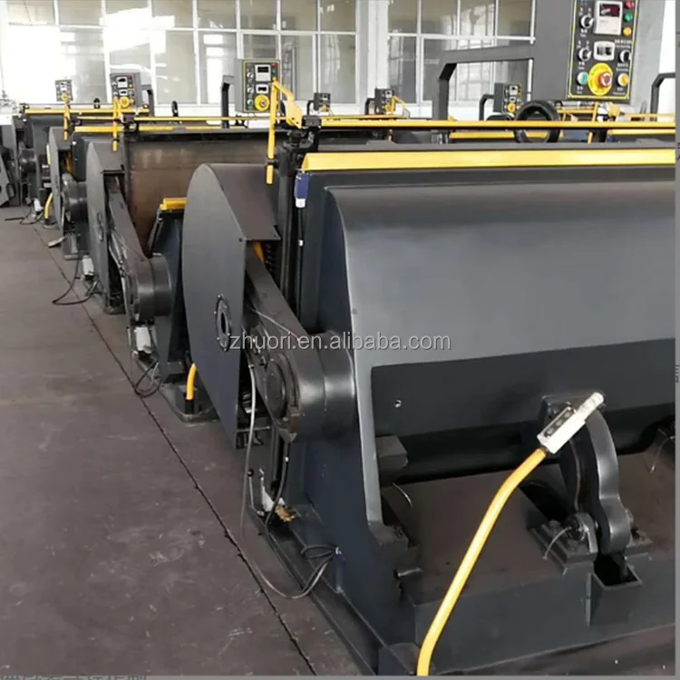 Z For Pizza Box Cake Box Making Crease Die Cutting Machine Flat Matching Cardboard Cutting Machine Die Cutting Creasing Machine