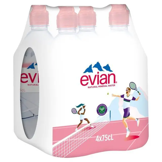 Натуральная родниковая вода Evian (1 5 л/12 ПК) цены на оптовую бутилированную воду минеральная 330 мл в бутылке для домашних животных