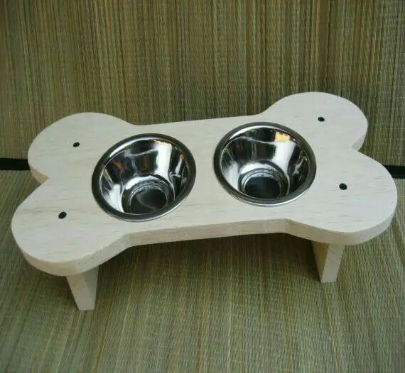 Wholesale Pet Bowls Feeders Wood Pet Feeder Elevated Feeder for Pets and Animal Handmade in Vietnam