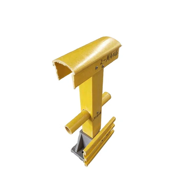 industrial Corrosion resistant FRP handrails with kickplate with stair treads rusty proof Grp/FRP handrail fiberglass guardrail