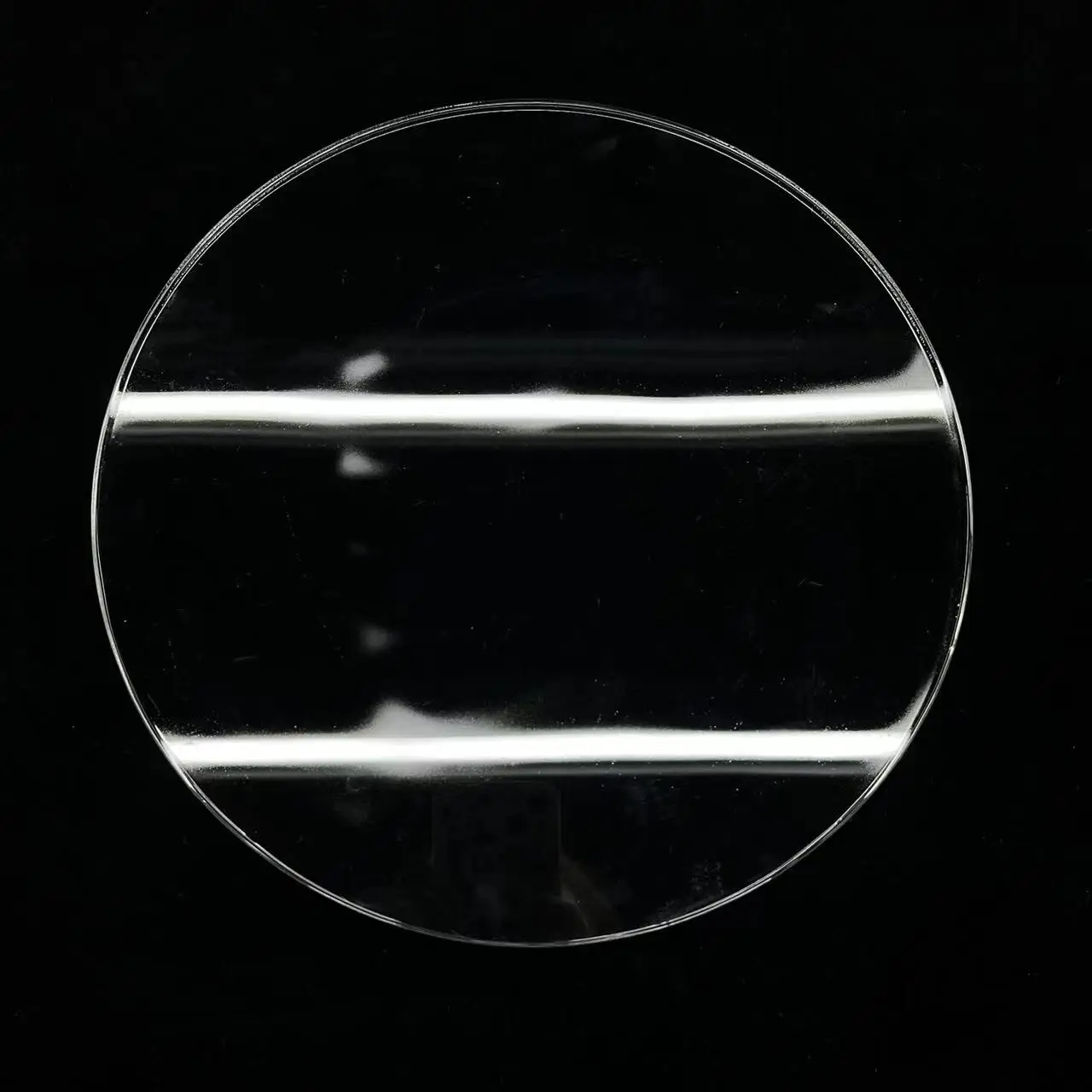 Круглый термостойкий высокопрочный индивидуальный кварцевый стеклянный плит плавленый кварцевый диск