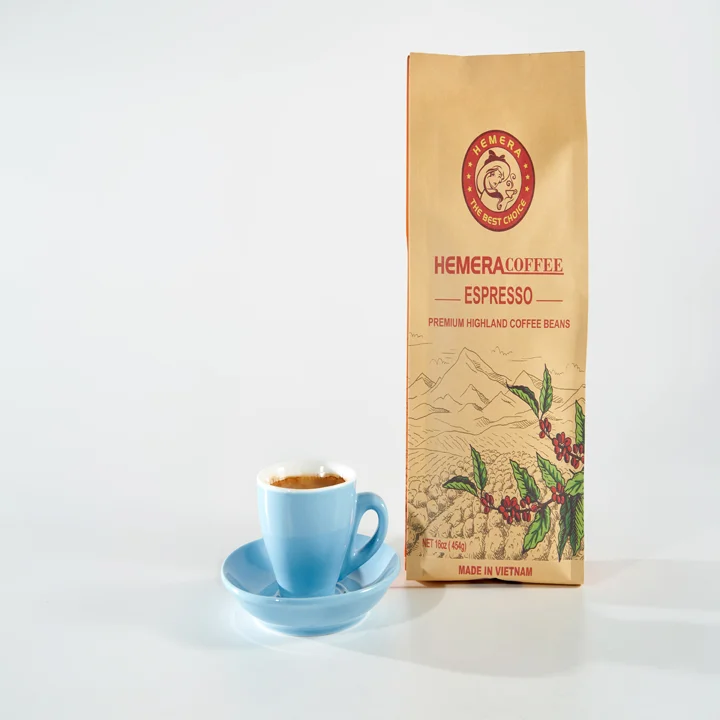Hemera Premium Vietnam Espresso Whole Coffee Beans (Medium Roast) - 100% Arabica Coffee Beans