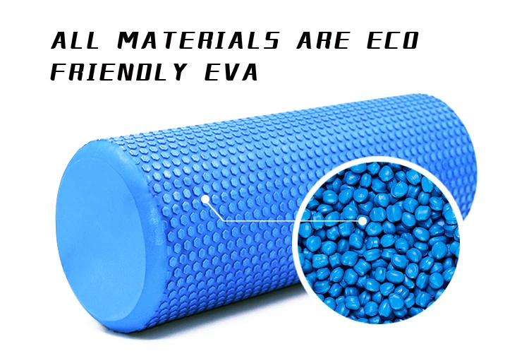 Travel-Size High-Density Foam Roller with Exercise Guide Two-in-One Grid Foam Roller Set Combo for Release and Yoga