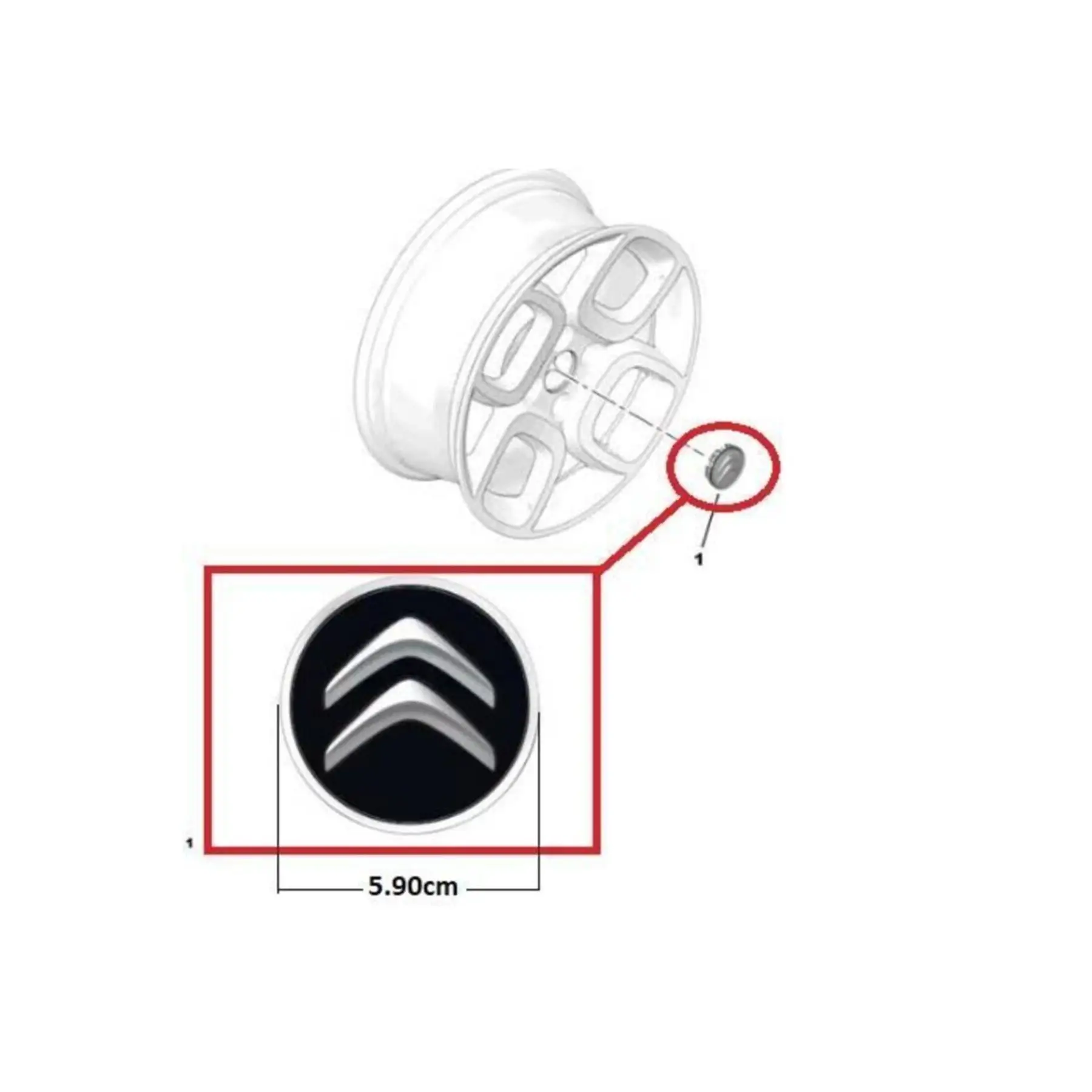 Steel Wheel Hub (Price for 1 Piece) Bıngo-c4 Picasso-nemo-jumpy-spacetourer 542170