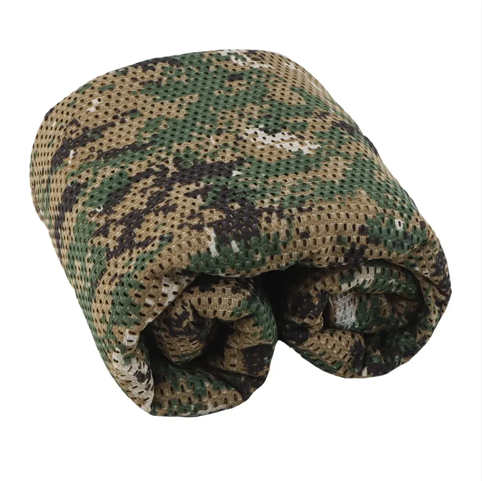 Multiple Color Hidden Camo Netting Durable Polyester Conceal Net 1.5*2M