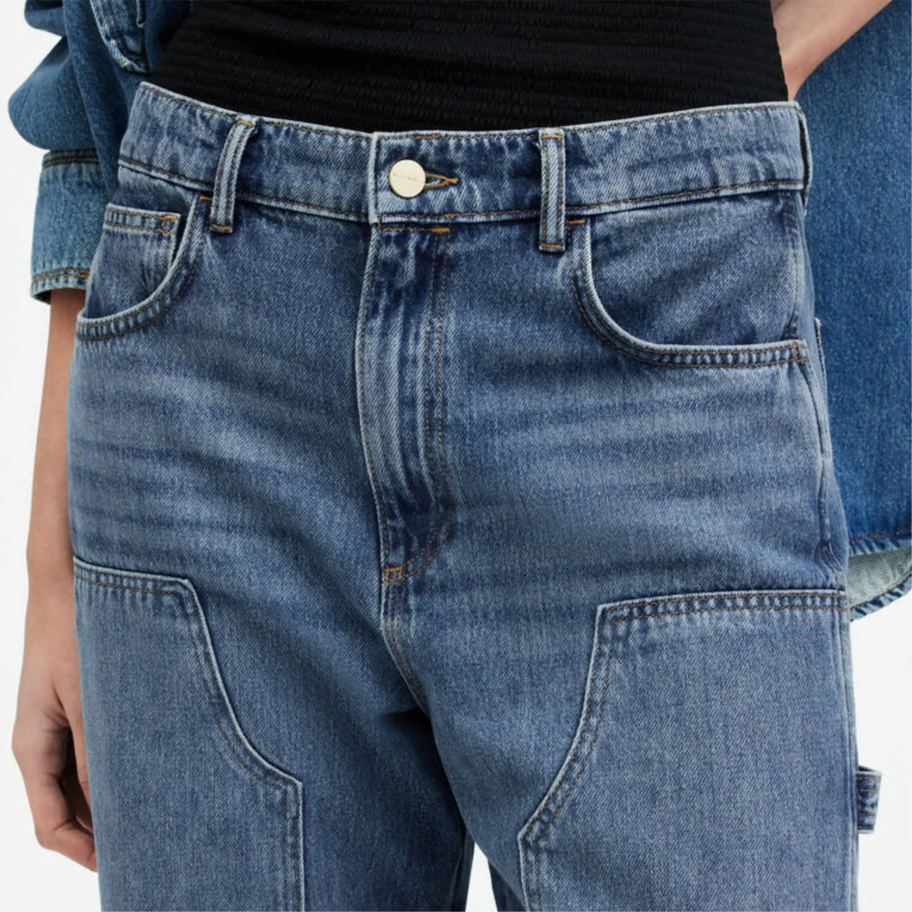 Wholesale Trousers Women Jeans High Waist Skinny Pants Flared Demin Jeans
