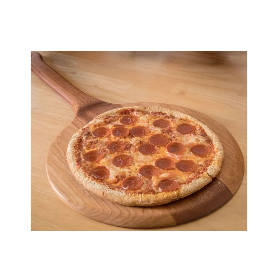 Upcoming Product wood Serving tray with handle wood paddle board pizza plate mango wood cutting board at low price