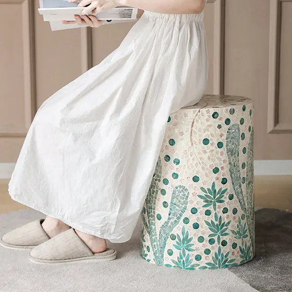 High Quality Luxury White Ariel Capiz Side Table Modern Design with Mother Pearl Inlay Living Room Coffee Table Set Made Vietnam