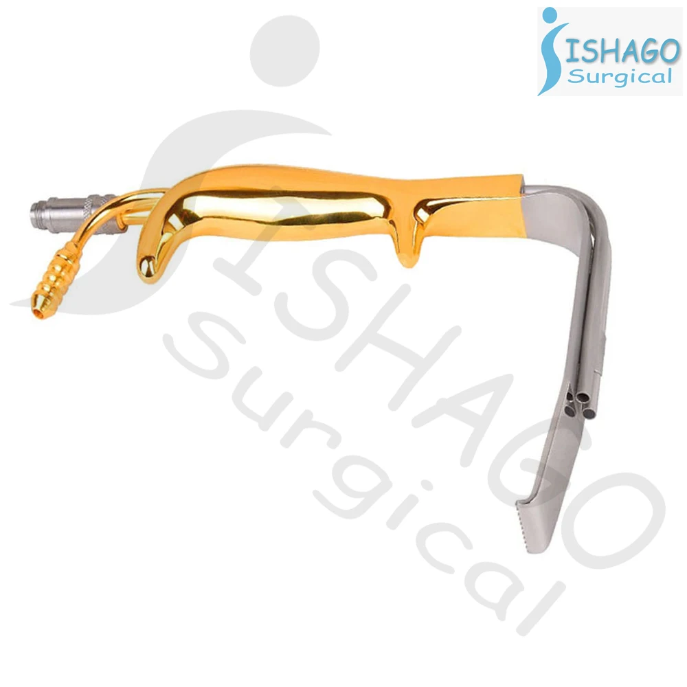 High Quality Fiber Optic Retractor With Teeth For Plastic Surgery Stainless Steel Fiber Optic Retractors