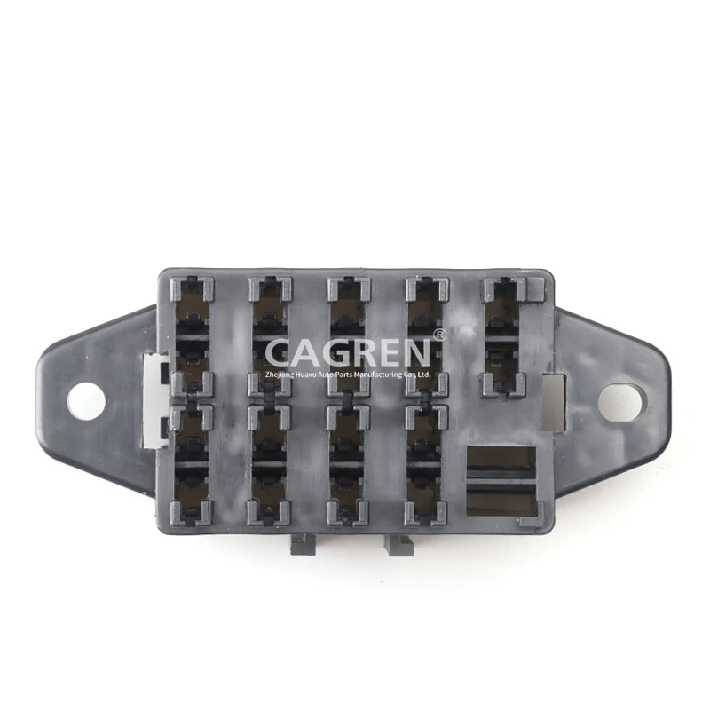1 Set 9 Pin Double Row Road Medium Auto Relay Fuse Box With Terminals BX2091-1 Car Insurance Holder For Cars Electric Cars