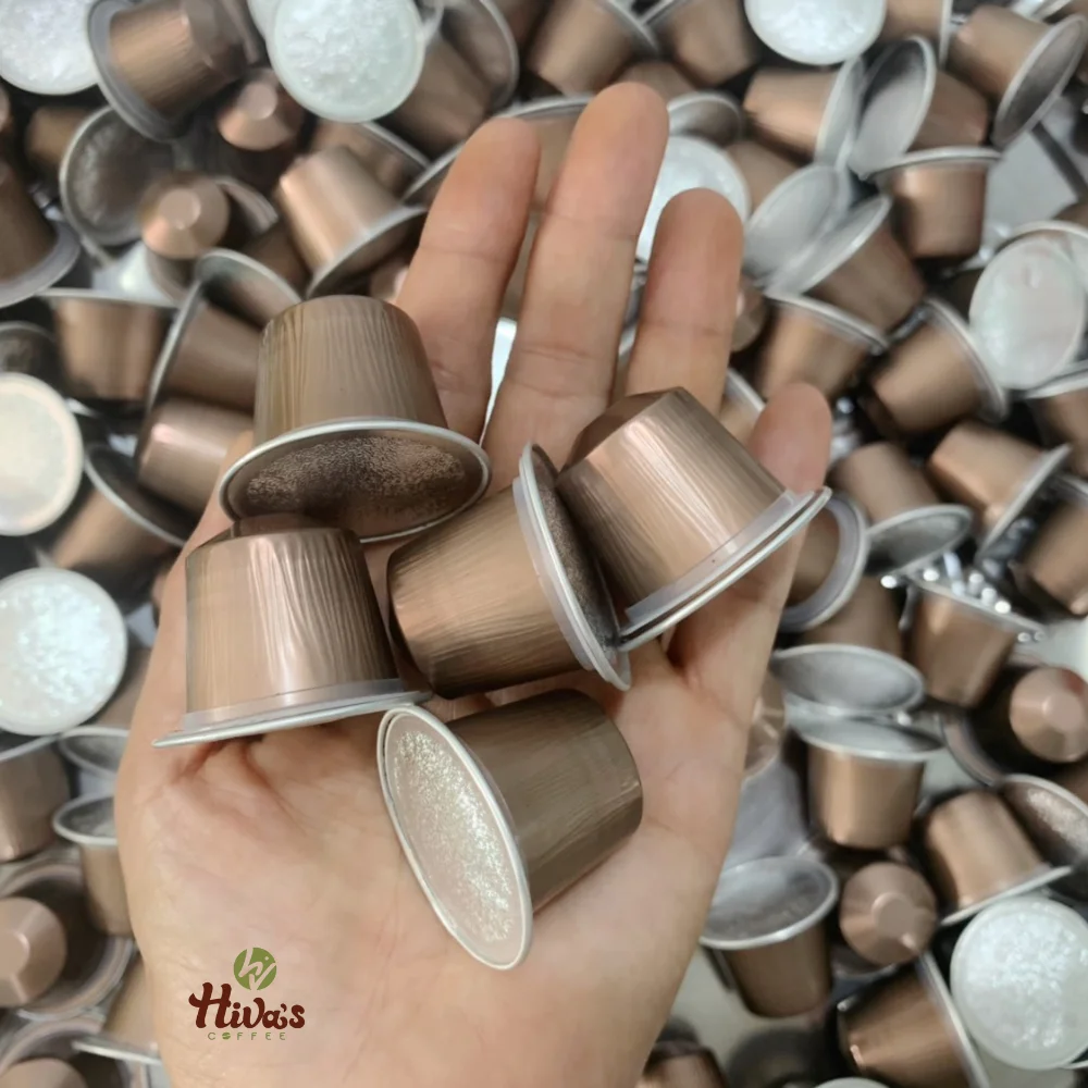 Direct factory Coffee Compatible Nespresso Capsule High value OEM Blend Arabica Robusta balance aftertaste Ready to Export