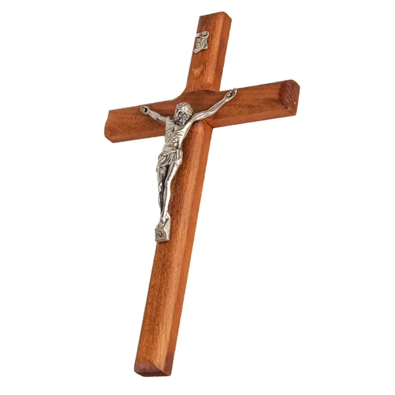 wooden cross handmade 100% natural wooden holy cross Mango Wood Brown Color Jesus Cross