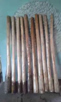 Wooden Long Didgeridoo are made of teak wood or eucalyptus wood made in Bali Indonesia original this music instrument